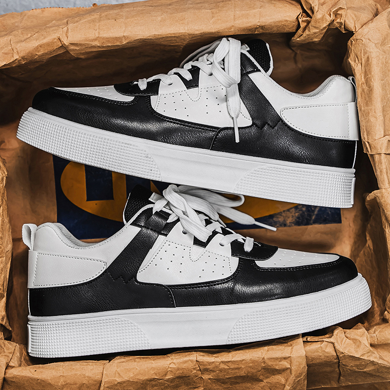 LOEIKAN Men's White Casual Sne - White Sneaker Care Kit recension och pris