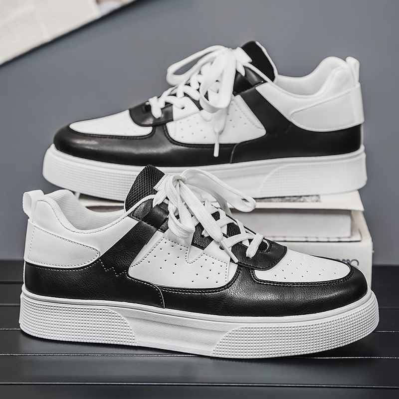 LOEIKAN Men's White Casual Sne - White Sneaker Care Kit recension och pris
