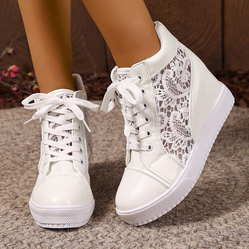2025 New Women Wedge Platform  - White Sneaker Care Kit recension och pris