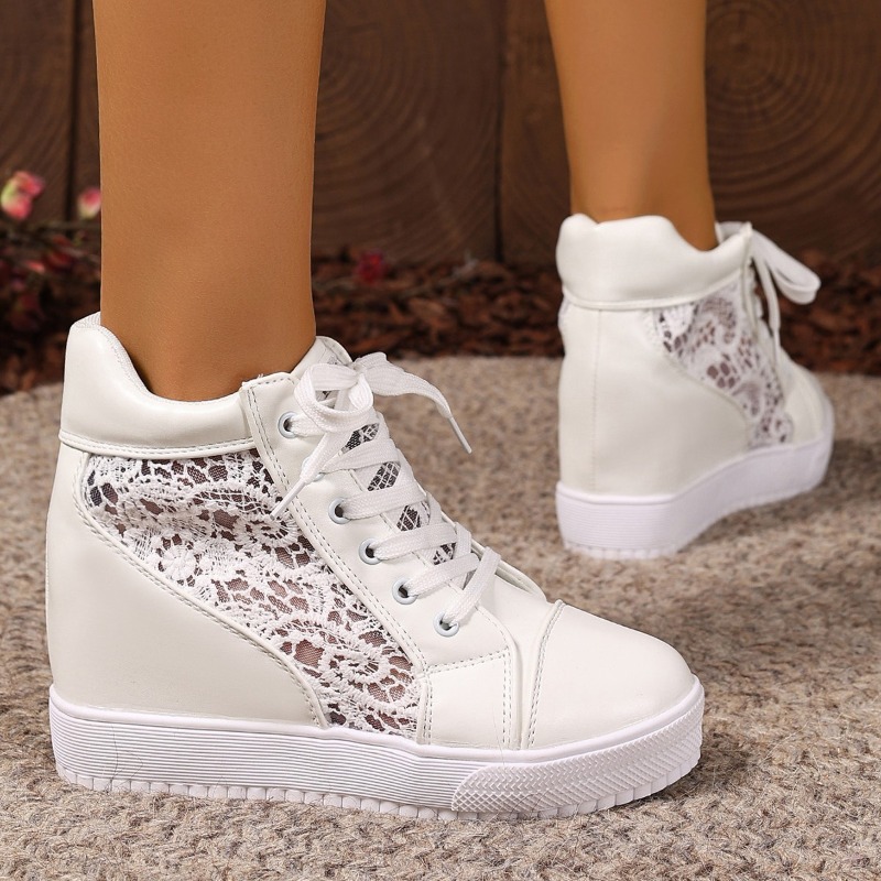 2025 New Women Wedge Platform  - White Sneaker Care Kit recension och pris