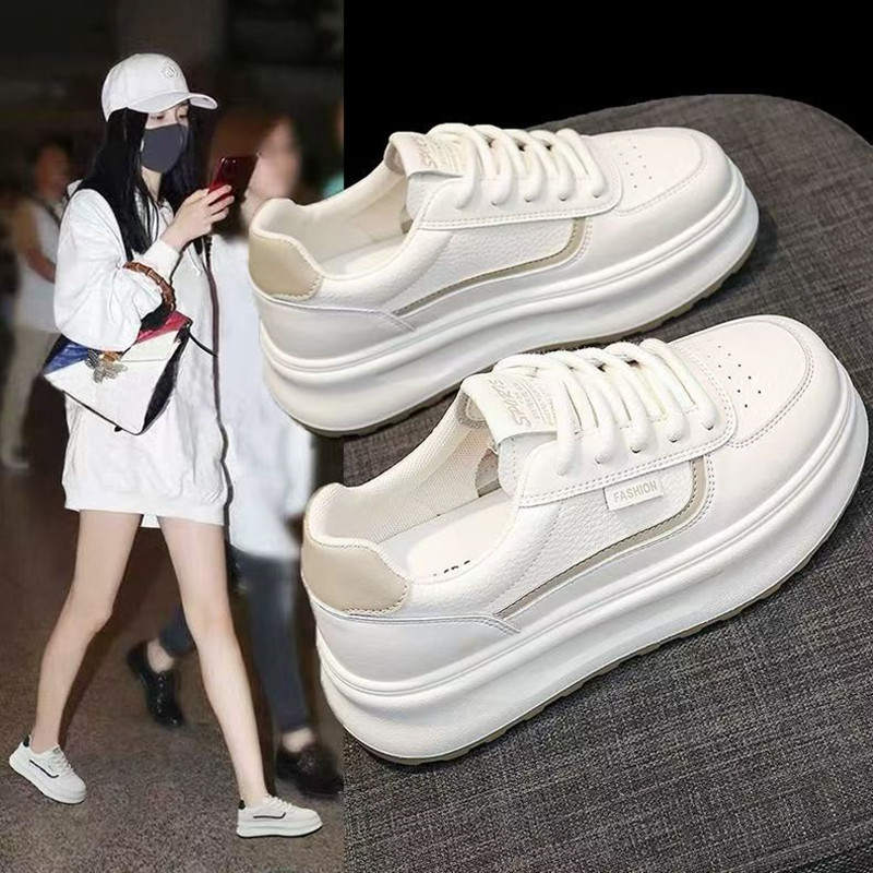 Women's Thick-Soled White Snea - White Sneaker Care Kit recension och pris