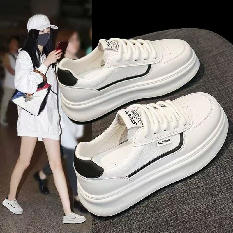 Women's Thick-Soled White Snea - White Sneaker Care Kit recension och pris