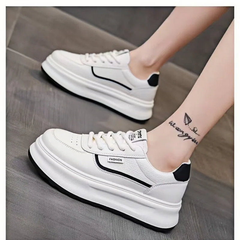 Women's Thick-Soled White Snea - White Sneaker Care Kit recension och pris