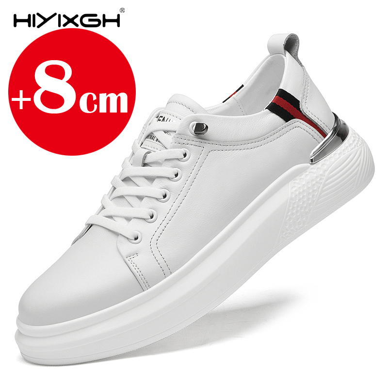 Genuine leather men's height-e - White Sneaker Care Kit recension och pris