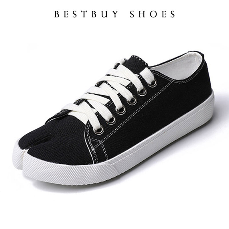 Women Tabi Canvas Shoes Street - White Sneaker Care Kit recension och pris